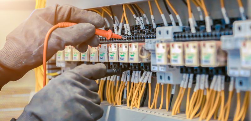 Professional Wiring in Progress